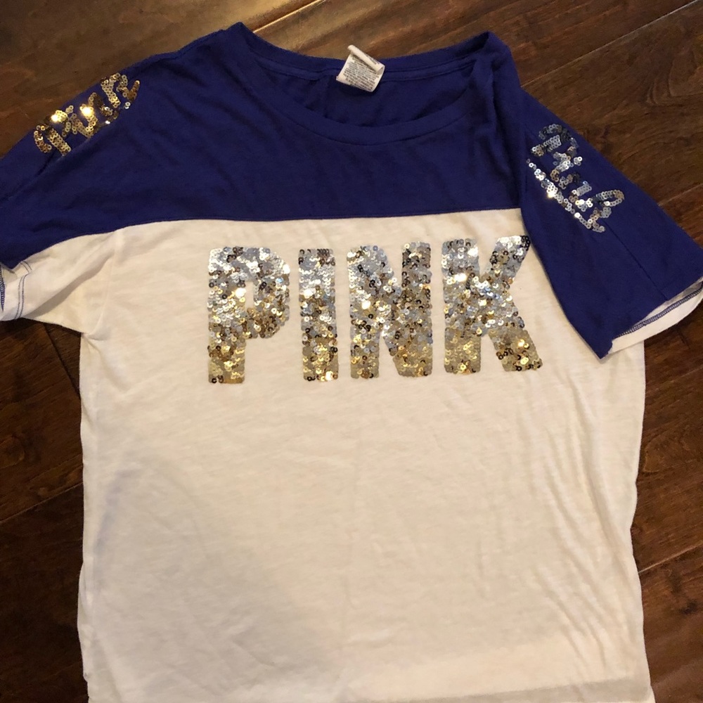 Pink Victoria Secret size small bling